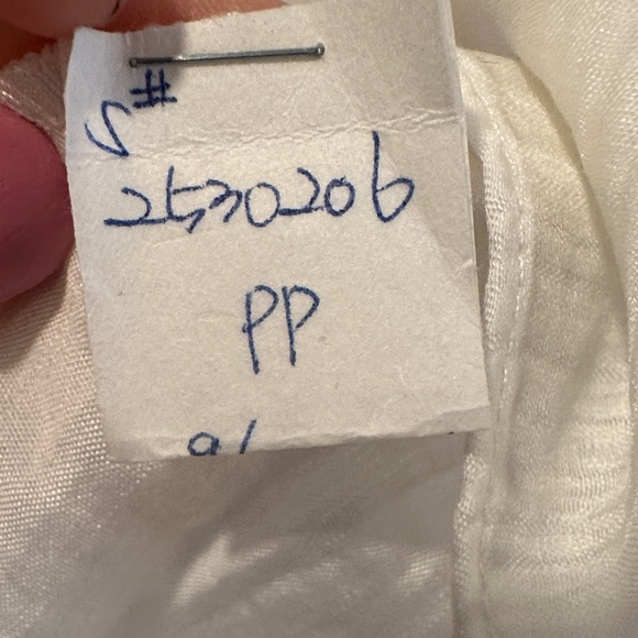 Current Air White Short Sleeve Twist Detail Blouse - Picture 7 of 9